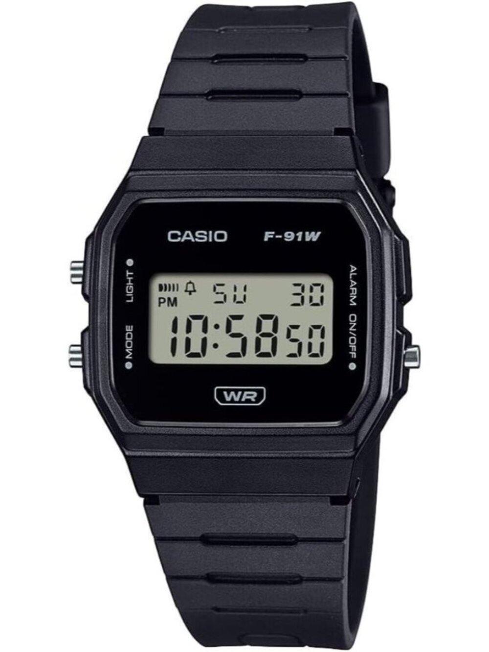 Casio Men's Black F-91WB Series Environmentally Friendly Resin Digital Watch